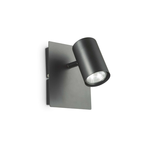 Immagine di Lampada da parete nero, spot, ideal lux