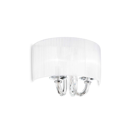 Immagine di Lampada da parete bianco, swan, ideal lux