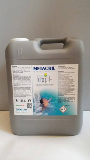 Immagine di Idro ph- riduttore del ph dell'acqua in forma liquida 10lt. metacril