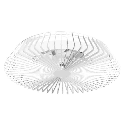 Immagine di Plafoniera led con ventilatore Himalaya bianco diametro 63cm