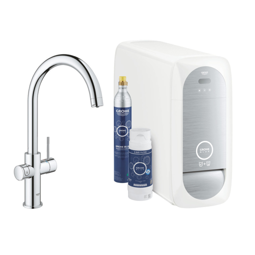 Immagine di Grohe blu home starter kit 31722000 + 40711001