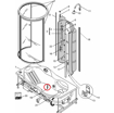 Immagine di Ricambio supporto guida anta scorrimento j-sha twin bianco jacuzzi 225001630