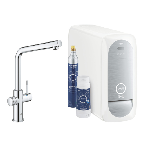 Immagine di Grohe blue home starter kit 31454001 rubinetto depuratore