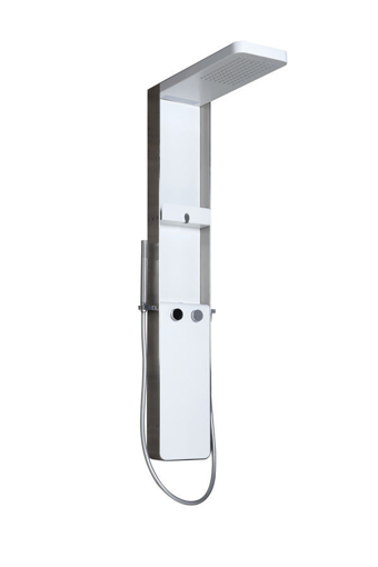 Immagine di Colonna doccia techno e-shower bianca grandform coltecsh