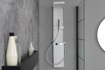 Immagine di Colonna doccia techno e-shower bianca grandform coltecsh