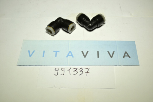 Immagine di Ricambio raccordo 90° airjet type grey per boc doccia vitaviva 991337