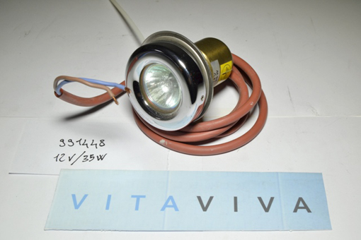 Immagine di Ricambio faretto 12v ii versione cromo per box doccia vitaviva 991448